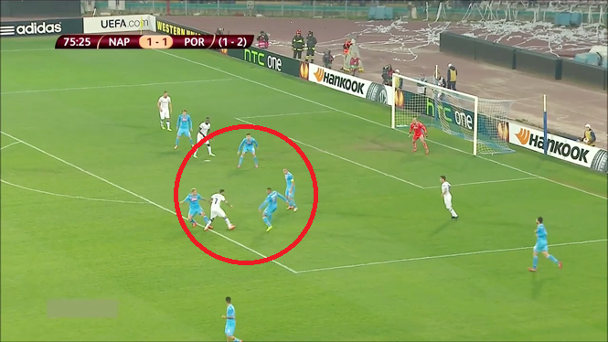 Video Europa League: Quaresma biến hàng thủ napoli thành những gã hề